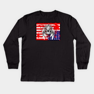 TATANKA - IYOTANKA 4 (Flag) Kids Long Sleeve T-Shirt